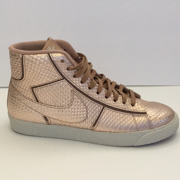 nike blazer rose gold